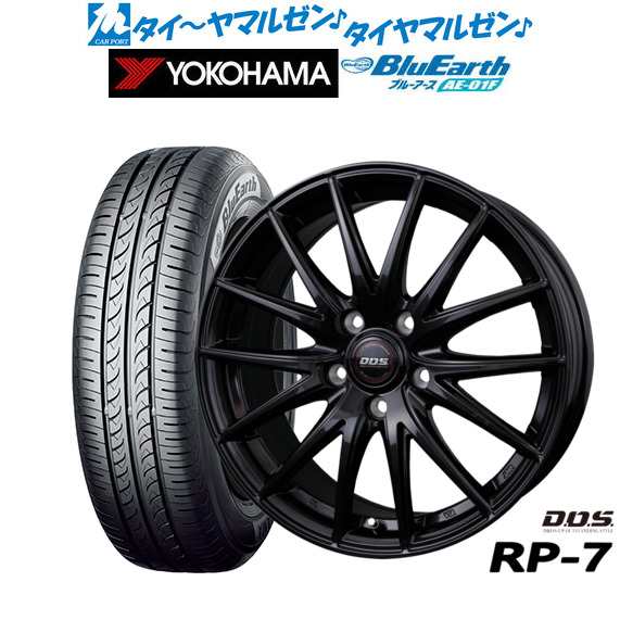 BADX DOS(DOS) RP-7 16インチ 6.5J ヨコハマ BluEarth ブルーアース (AE-01F) 205/65R16 サマータイヤ ホイール4本セット