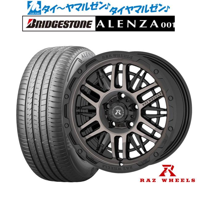 RAZ WHEELS CV-01 16インチ 7.0J ブリヂストン ALENZA アレンザ 001 215/65R16 サマータイヤ ホイール4本セット
