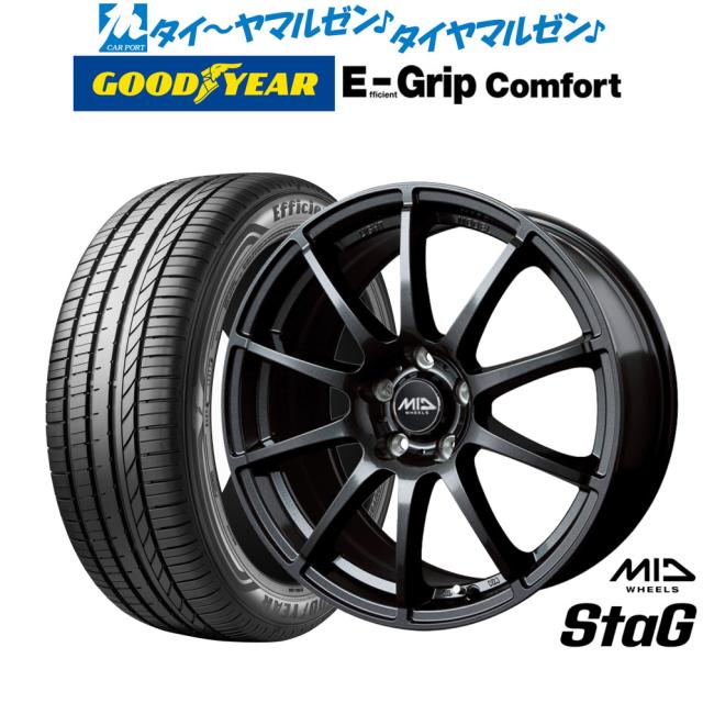 MID ホイールズ スタッグ 15インチ 6.0J グッドイヤー エフィシエント