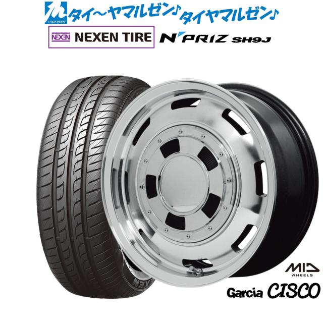 MID ガルシア シスコ 14インチ 4.5J NEXEN ネクセン N priz SH9J 165/55R14 サマータイヤ ホイール4本セットの通販は 55,990円