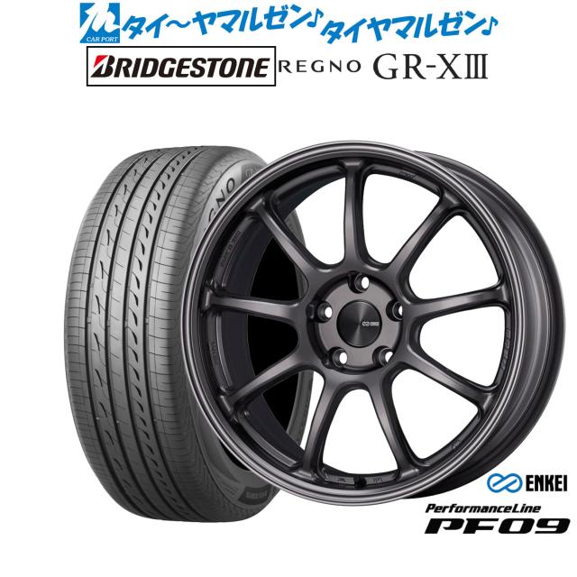 エンケイ PF09 17インチ 7.0J ブリヂストン REGNO レグノ GR-XIII(GR-X3) 215/45R17 サマータイヤ ホイール4本セット