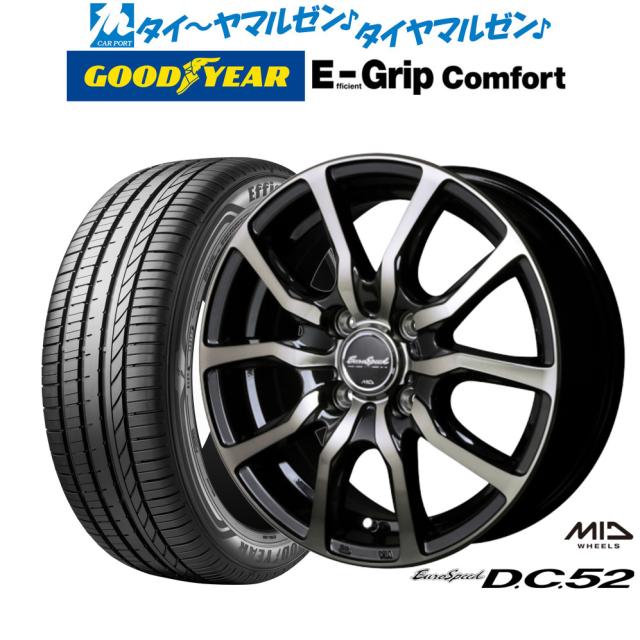 MID ユーロスピード DC52 4本セット ホイール シルフィ17系 EuroSpeed D.C.52 アルミホイール 4枚 1台分 アルミホイール MID ユーロスピード DC5217×7J 5-114