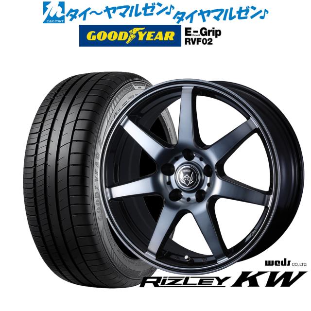 ウェッズ ライツレー KW 18インチ 7.5J グッドイヤー エフィシエント グリップ RVF02 215/45R18 サマータイヤ ホイール4本セット