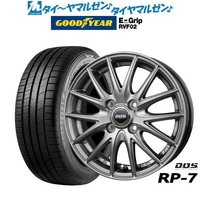 BADX D,O,S(DOS) RP-7 15インチ 5.5J グッドイヤー エフィシエント グリップ RVF02 175/65R15 サマータイヤ ホイール4本セット