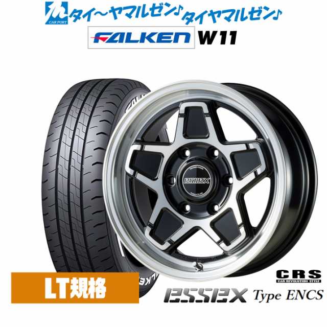 CRS ESSEX エセックス ENCS-16 16インチ 6.5J ファルケン W11 215/65R16 サマータイヤ ホイール4本セットの通販は