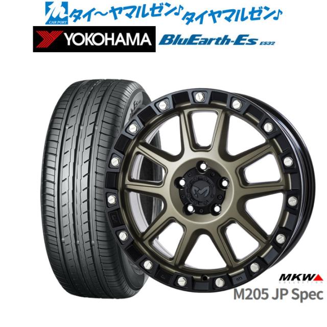 MKW M205 JPスペック 18インチ 8.0J ヨコハマ BluEarth-ES ブルー 