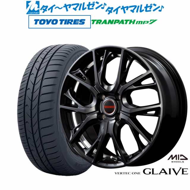 MID ヴァーテック ワン グレイブ 16インチ 6.0J トーヨータイヤ トランパス mp7 205/60R16 サマータイヤ ホイール4本セット