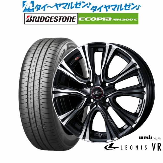 ウェッズ レオニス VR 16インチ 6.0J ブリヂストン ECOPIA エコピア NH200C 185/60R16 サマータイヤ ホイール4本セット