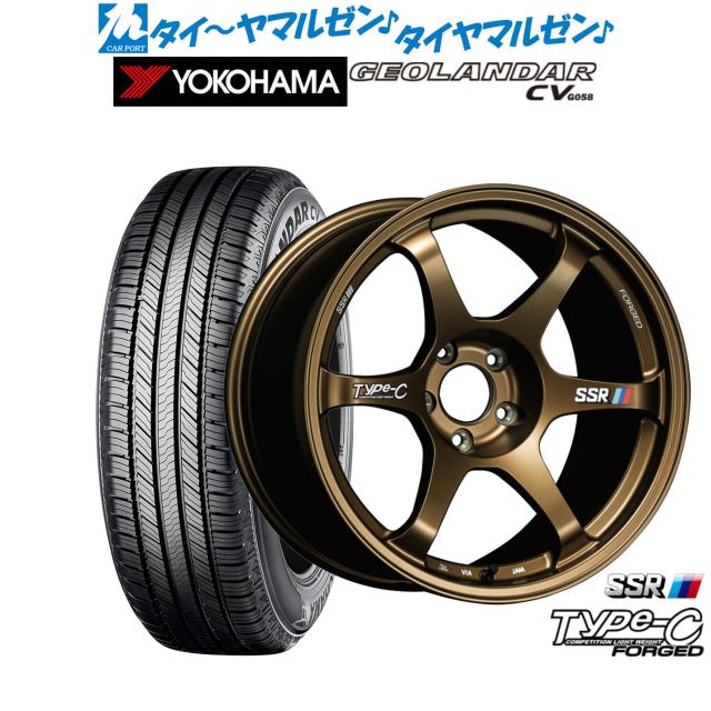 タナベ SSR Type-C FORGED 18インチ 8.0J ヨコハマ GEOLANDAR 