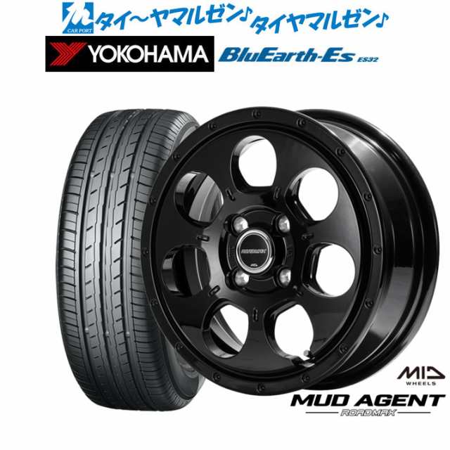 MID ロードマックス マッドエージェント 12インチ 4.0J ヨコハマ BluEarth-ES ブルーアースイーエス ES32 145/70R12 サマータイヤ ホイー