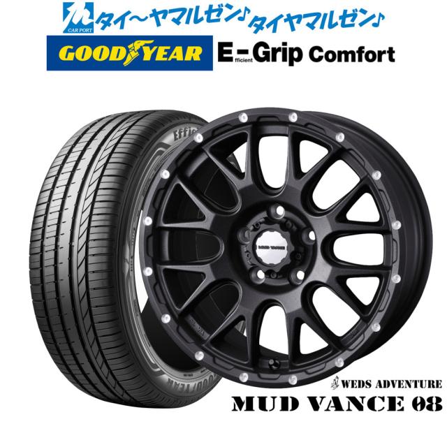 ウェッズ アドベンチャー マッドヴァンス 08 17インチ 7.0J グッドイヤー エフィシエント グリップ コンフォート 215/40R17 サマータイヤ ホイール4本セット 97,185円