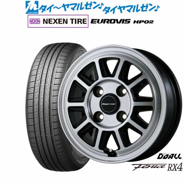 ドゥオール アルジェノン フェニーチェ RX4 15インチ 5.0J NEXEN ネクセン ロードストーン ユーロビズ HP02 165/65R15 サマータイヤ ホイ