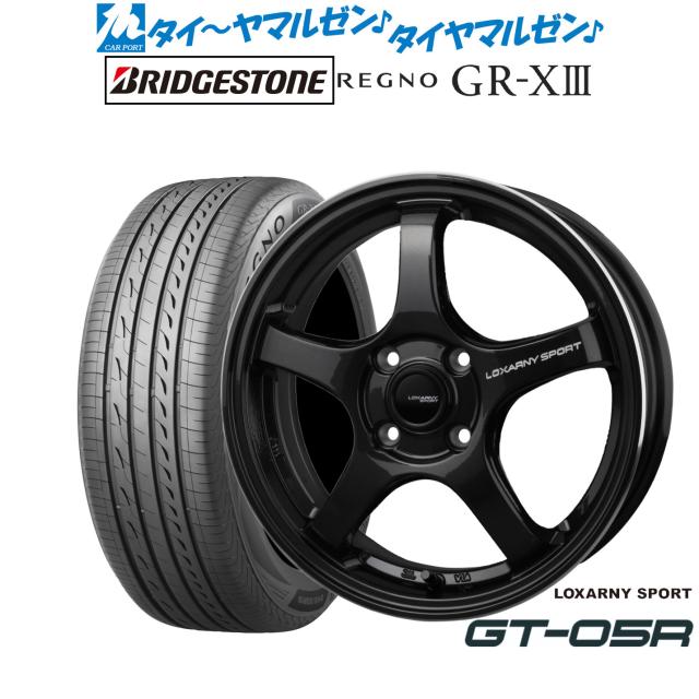 BADX ロクサーニスポーツ GT-05R 14インチ 4.5J ブリヂストン REGNO レグノ GR-XIII(GR-X3) 155/65R14 サマータイヤ ホイール4本セット 56,199円