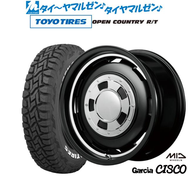 MID ガルシア シスコ 17インチ 8.0J トーヨータイヤ OPEN COUNTRY オープンカントリー R/T  285/70R17 サマータイヤ ホイール4本セットの通販は