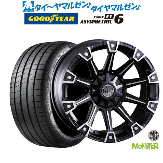 クリムソン MG モンスター 17インチ 7.0J グッドイヤー イーグル F1 アシメトリック6 215/40R17 サマータイヤ ホイール4本セット