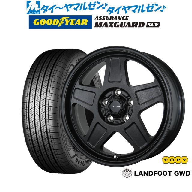 トピー ランドフット GWD 16インチ 7.0J グッドイヤー ASSURANCE MAXGUARD SUV 225/70R16 サマータイヤ ホイール4本セット サマータイヤ・ホイールセット