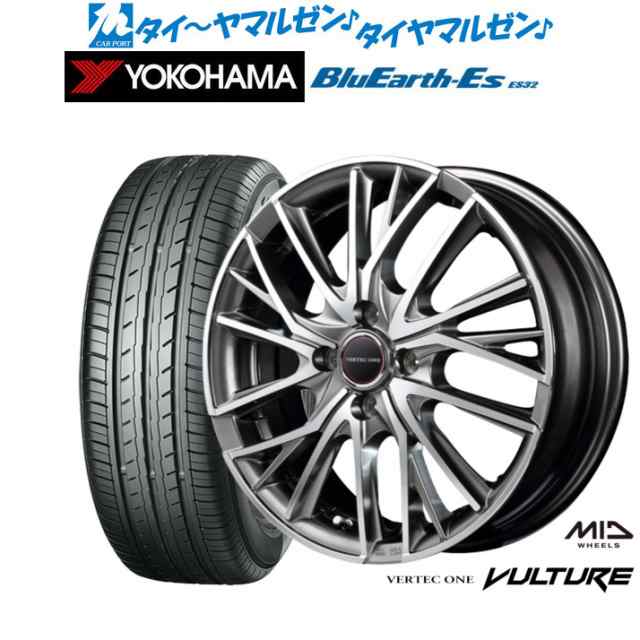 MID ヴァーテック ワン ヴァルチャー 15インチ 4.5J ヨコハマ BluEarth-ES ブルーアースイーエス ES32 165/50R15 サマータイヤ ホイール4