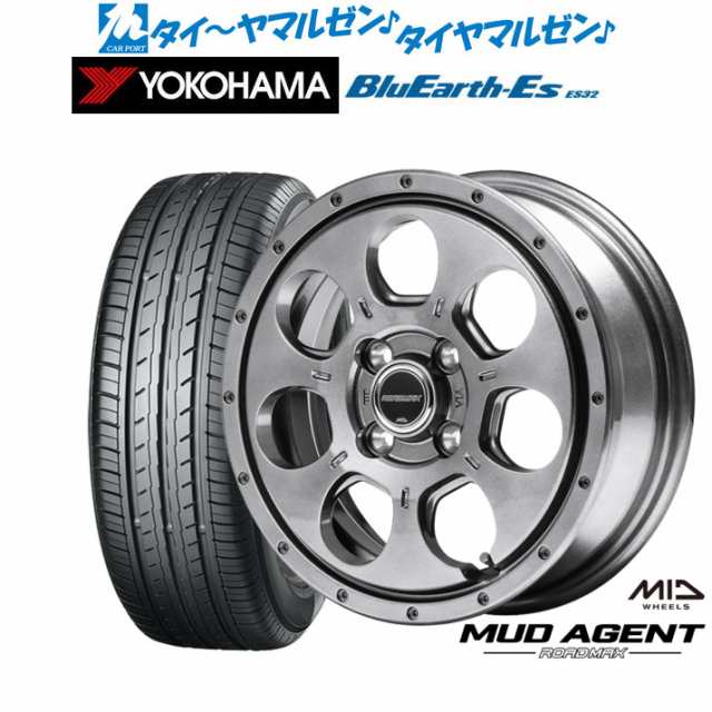 MID ロードマックス マッドエージェント 12インチ 4.0J ヨコハマ BluEarth-ES ブルーアースイーエス ES32 145/70R12 サマータイヤ ホイー