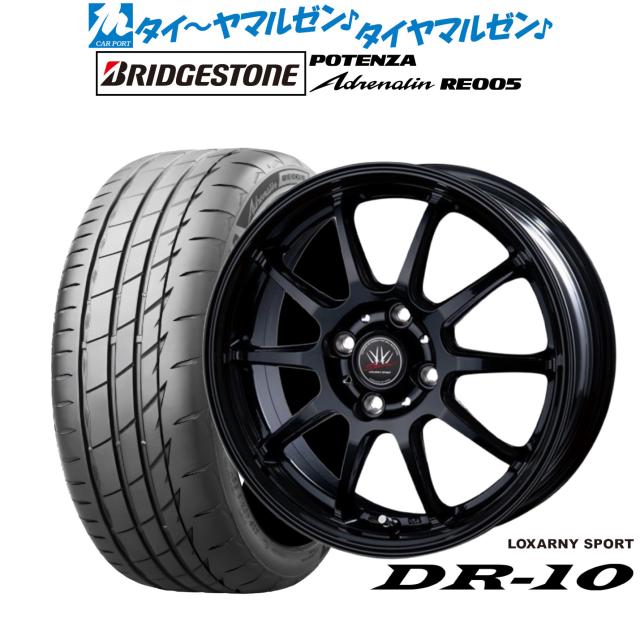 BADX ロクサーニスポーツ DR-10 16インチ 6.0J ブリヂストン POTENZA 