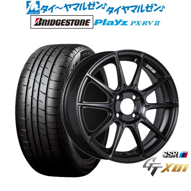 タナベ SSR GT X01 16インチ 6.5J ブリヂストン PLAYZ プレイズ PX-RVII 205/60R16 サマータイヤ ホイール4本セット