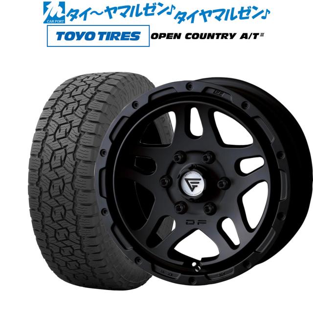 FORCE デルタフォース OVERLANDER(オーバーランダー) 16in 7.0J トーヨータイヤ OPEN COUNTRY 明けひろげカントリー AT3 215/70R16 オフロードタイア 銀輪4本仕かける