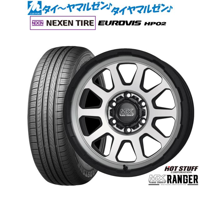 ホットスタッフ マッドクロス レンジャー 16インチ 6.5J NEXEN ネクセン ロードストーン ユーロビズ HP02 215/65R16 サマータイヤ ホイール4本セット