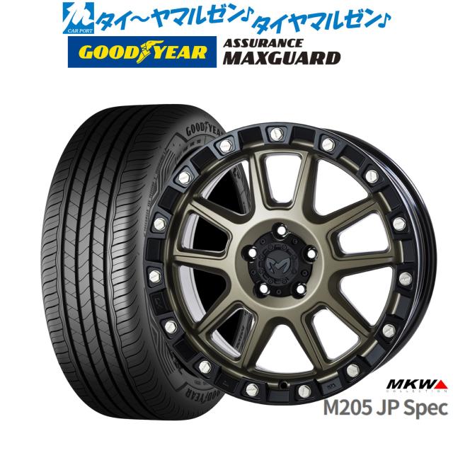 MKW M205 JPスペック 18インチ 8.0J グッドイヤー ASSURANCE アシュアランス MAXGUARD 245/40R18 サマータイヤ ホイール4本セット