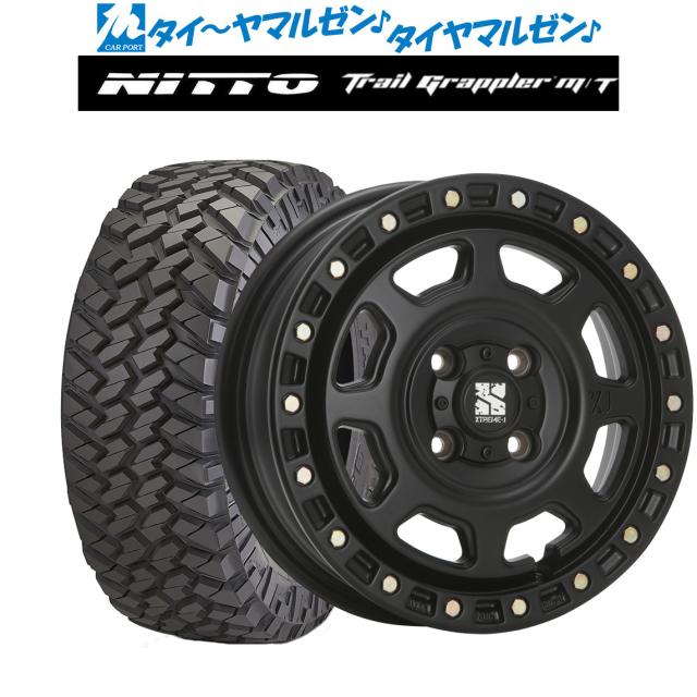 MLJ エクストリーム XJ07 18インチ 8.0J NITTO TRAIL GRAPPLER m/T 285/65R18 サマータイヤ ホイール4本セット