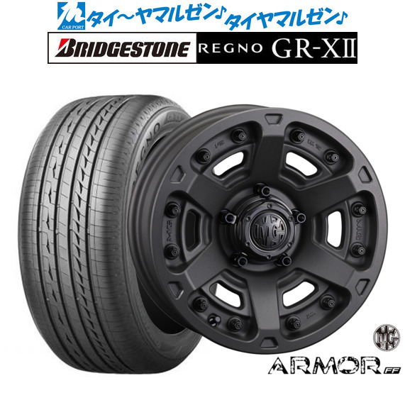 クリムソン MG アーマー FF 16インチ 7.0J ブリヂストン REGNO レグノ GR-XII 205/65R16 サマータイヤ ホイール4本セットの通販は 221,300円