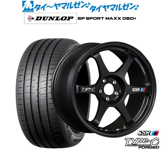 タナベ SSR Type-C FORGED 18インチ 8.5J ダンロップ SP SPORT MAXX 060+ 245/40R18 サマータイヤ ホイール4本セット