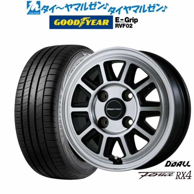 ドゥオール アルジェノン フェニーチェ RX4 14インチ 4.5J グッドイヤー エフィシエント グリップ RVF02 165/65R14 サマータイヤ ホイー