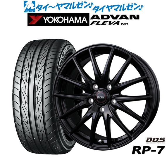 BADX DOS(DOS) RP-7 16インチ 6.5J ヨコハマ ADVAN アドバン フレバ V701 215/55R16 サマータイヤ ホイール4本セット