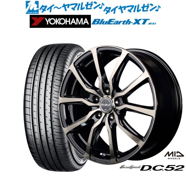 MID ユーロスピード D.C.52 16インチ 6.5J ヨコハマ BluEarth ブルー