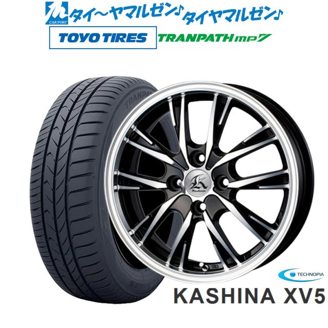 テクノピア カシーナ XV-5 14インチ 4.5J トーヨータイヤ トランパス TRANPATH mp7 165/65R14 サマータイヤ ホイール4本セット