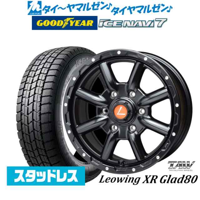 【2024年製】トライアルファ レオウイング クロスグラッド80(XR Glad80) 16インチ 6.5J グッドイヤー ICE NAVI アイスナビ 7 日本製 215