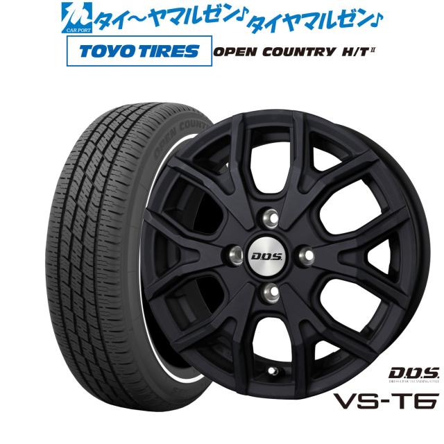 BADX D,O,S(DOS) VS-T6 15インチ 4.5J トーヨータイヤ OPEN COUNTRY