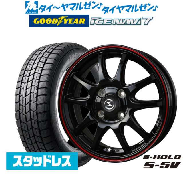 2024年製】スタッドレスタイヤ ホイール4本セット BADX ロクサーニスポーツ RS-10 グッドイヤー 細長い