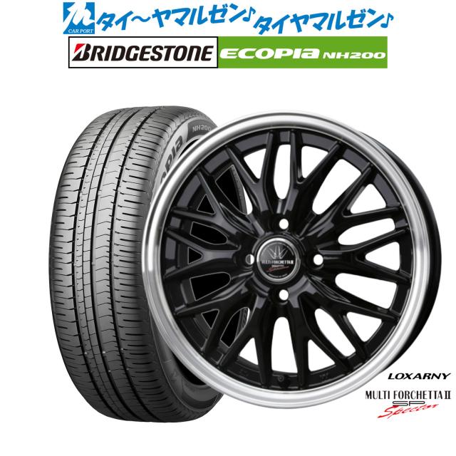BADX ロクサーニ マルチフォルケッタ２ SP-SPECTOR 17インチ 6.5J ブリヂストン ECOPIA エコピア NH200 195/60R17 サマータイヤ ホイール4本セット 91,795円