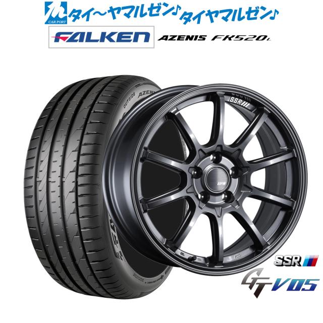タナベ SSR GT V05 19インチ 8.0J ファルケン AZENIS アゼニス FK520L 225/45R19 サマータイヤ ホイール4本セット