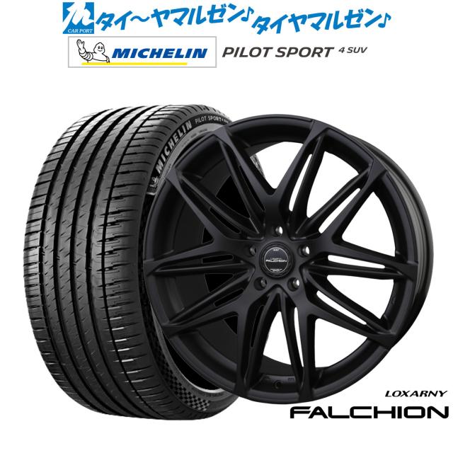 BADX ロクサーニ ファルシオン Black Edition 21インチ 9.0J ミシュラン パイロット スポーツ 4 SUV 265/40R21 サマータイヤ ホイール4本セット
