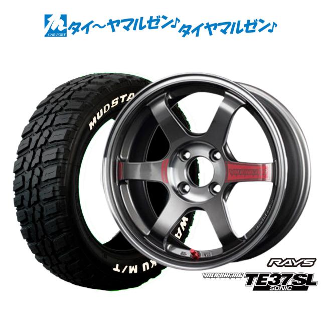 TE37 RAYS TE37 SONIC SL 15インチ タイヤ・ホイールセット 4本 SONIC