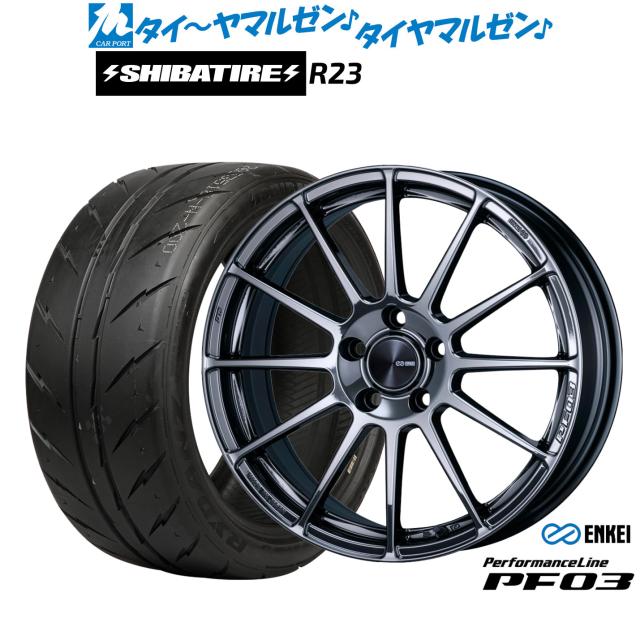 エンケイ PF03 18インチ 7.5J SHIBATIRE シバタイヤ 200R (R23) 215 
