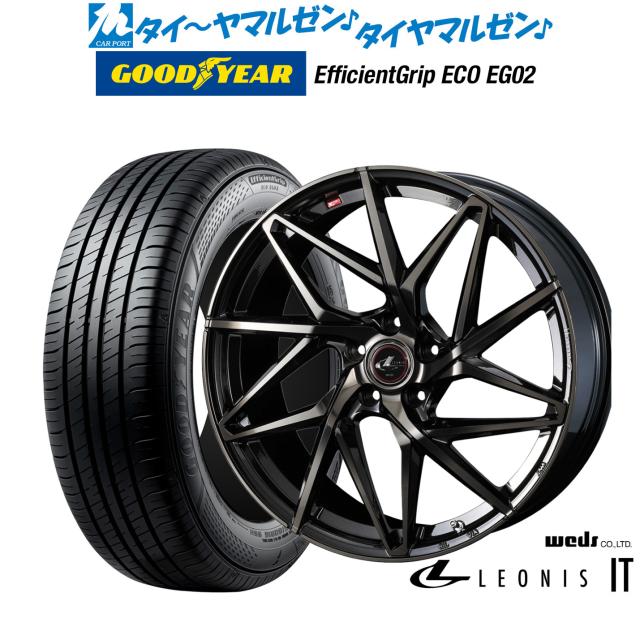 ウェッズ レオニス IT 16インチ 6.5J グッドイヤー エフィシエント グリップ エコ EG02 205/60R16 サマータイヤ ホイール4本セットの通販は