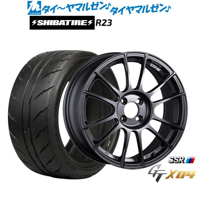 タナベ SSR GT X04 16インチ 5.0J SHIBATIRE シバタイヤ 200R (R23) 165/50R16 サマータイヤ ホイール4本セット