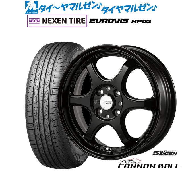 5ZIGEN ゴジゲン プロレーサー キャノンボール 16インチ 6.0J NEXEN ネクセン ロードストーン ユーロビズ HP02 215/65R16 サマータイヤ ホイール4本セット 104,400円