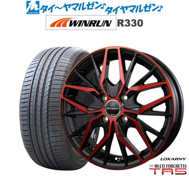 BADX ロクサーニ マルチフォルケッタ TR5 15インチ 4.5J WINRUN ウインラン R330 165/50R15 サマータイヤ ホイール4本セット