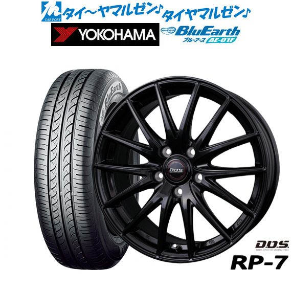 BADX D,O,S(DOS) RP-7 15インチ 6.0J ヨコハマ BluEarth ブルーアース (AE-01F) 195/65R15 サマータイヤ ホイール4本セット 57,120円