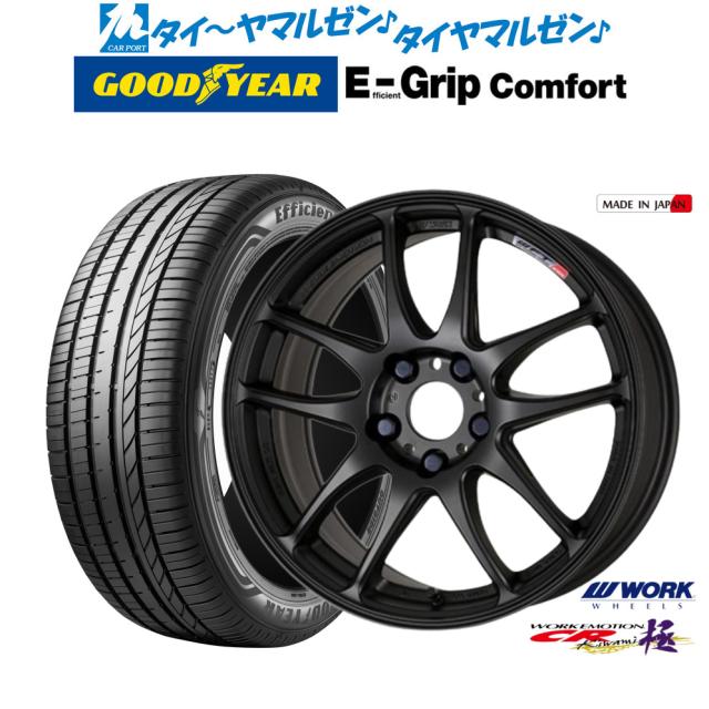 Work エモーション極 18inch タイヤホイールセット WORK WORK EMOTION CR極 18×8.5J PCD100 5H INSET+47 アッシュドチタン