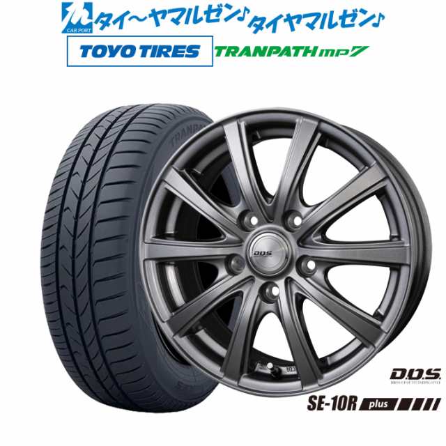 BADX DOS(DOS) SE-10R plus 16インチ 6.5J トーヨータイヤ トランパス mp7 215/70R16 サマータイヤ ホイール4本セット