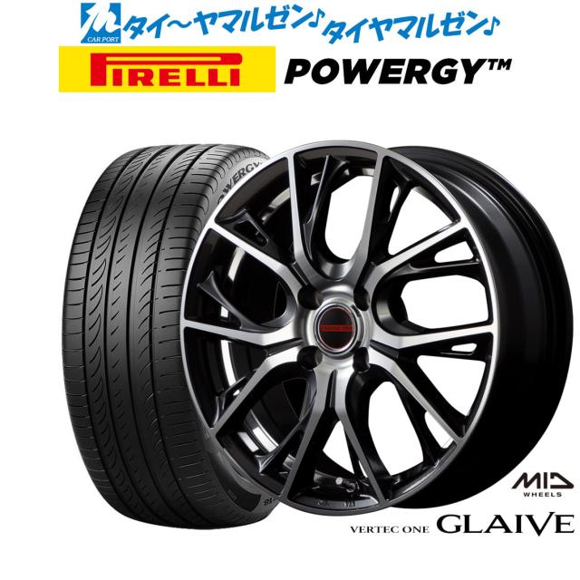 ホイール4本セット MID VERTEC ONE GLAIVE (DBK) 15インチ 5.5J PCD:100/4H インセット:43 ヴァーテックワン グレイブ MID WHEELS ヴァーテックワン VERTEC ONE GLAIVE グレイブ 17インチ